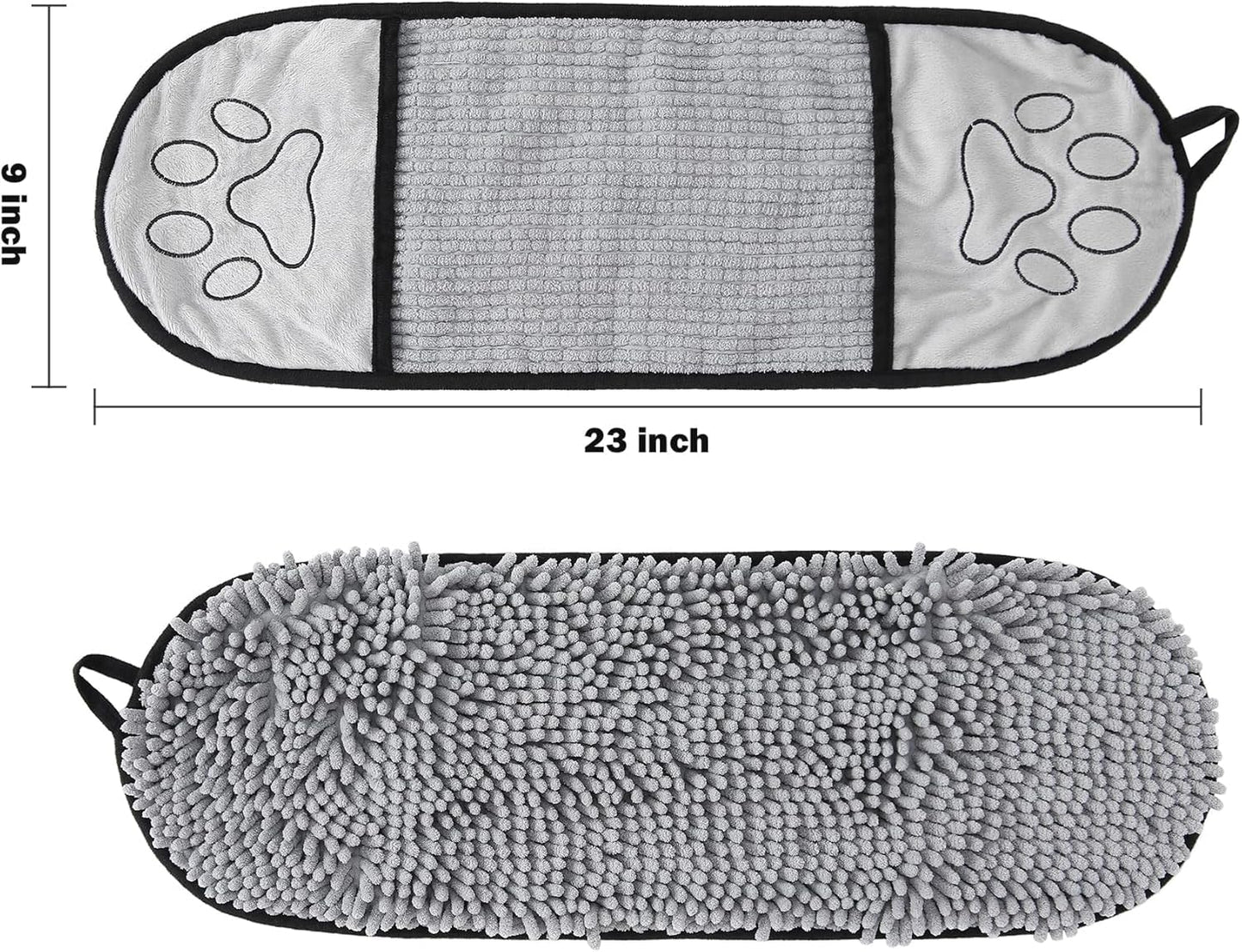 Microfiber Dog Towels for Drying Dogs, Super Absorbent, Soft and Quick Drying Pet Grooming Towel, Machine Washable